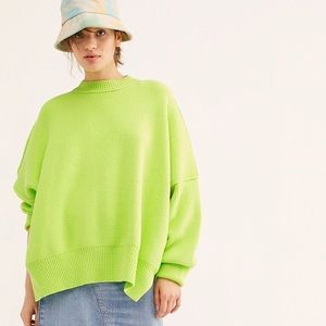 over sized free people sweater